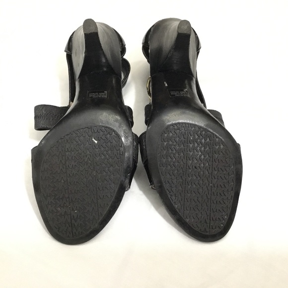Michael Kors Shoes Heel Black Women Size 6M - Picture 5 of 8